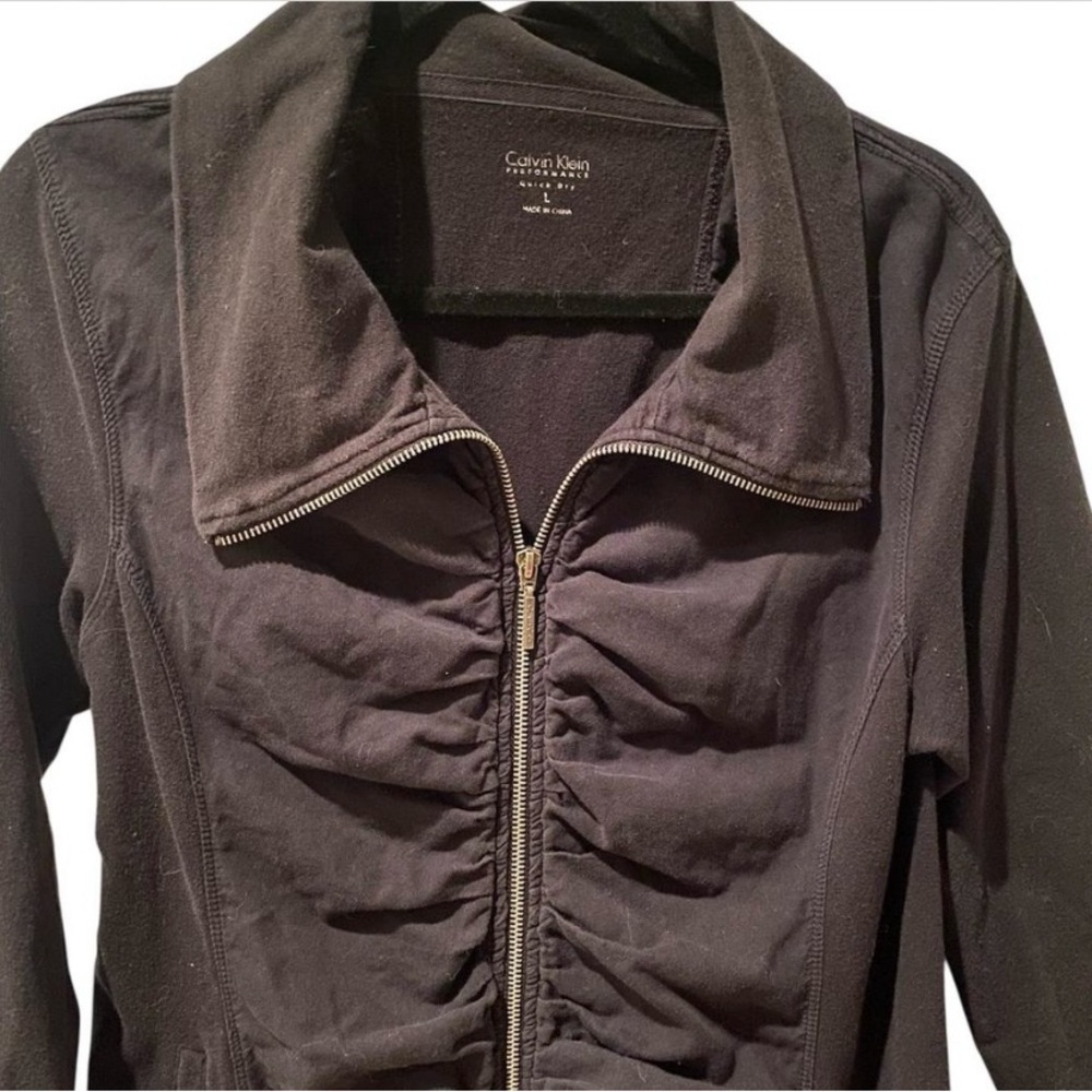 Calvin Klein Women's Black Bomber Jacket